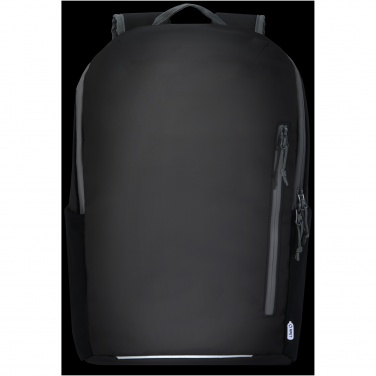 Logotrade werbemittel das Foto: Aqua wasserabweisender 15" Laptop-Rucksack aus GRS Recyclingmaterial 21 L