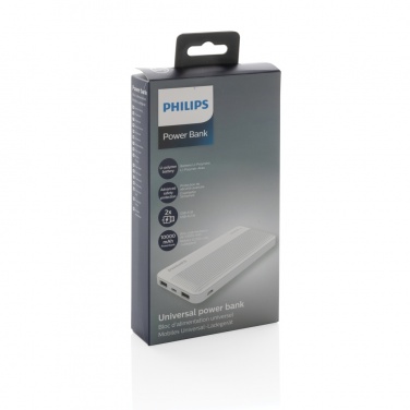 Logotrade Werbeartikel das Foto: Philips 10.000 mAh Slim Powerbank