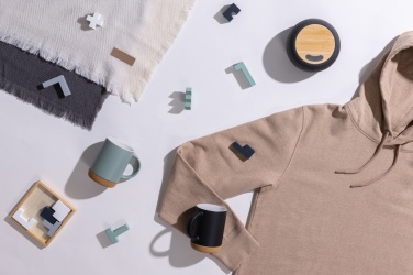 Logotrade Logogeschenke das Foto: 5W Lautsprecher aus RCS rPlastik/PET & Bambus