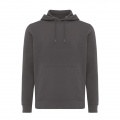 Iqoniq Rila Lightweight Hoodie aus recycelter Baumwolle, Anthrazit