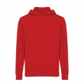 Iqoniq Rila Lightweight Hoodie aus recycelter Baumwolle, Rot