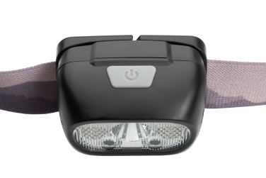 Logotrade Werbeartikel das Foto: Stirnlampe HERLEN Schwarzwolf