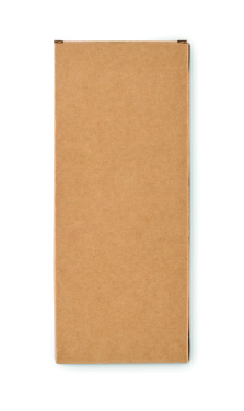 Logotrade Firmengeschenke das Foto: Glas Trinkhalme-Set