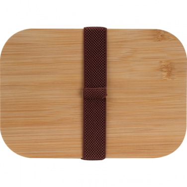 Logotrade werbemittel das Foto: Set Lunchbox mit Edelstahlflasche Toronto