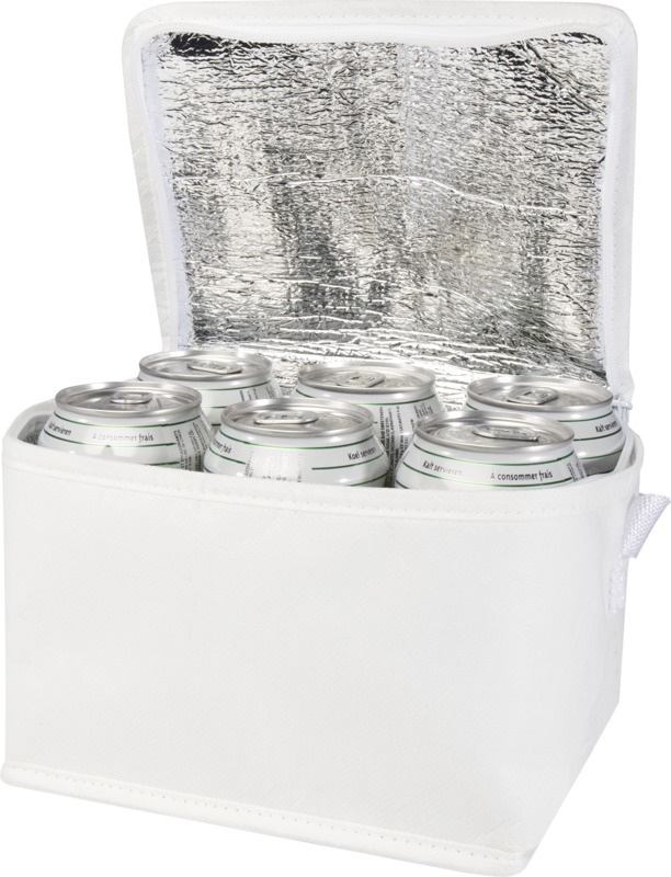 Logotrade werbemittel das Foto: Spectrum Kühltasche aus recyceltem GRS Non Woven für 6 Dosen 4 L