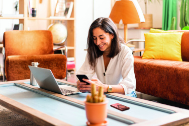 Logotrade Firmengeschenke das Foto: Powerbank mit Ladestation 15W