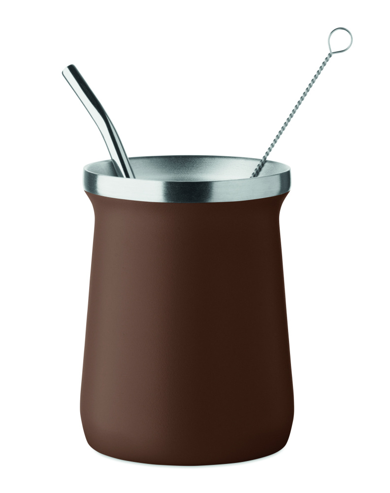 Logotrade Firmengeschenke das Foto: Yerba-Mate-Becher 240ml