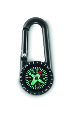 Logotrade Werbegeschenke das Foto: Outdoor-Kompass mit Karabiner