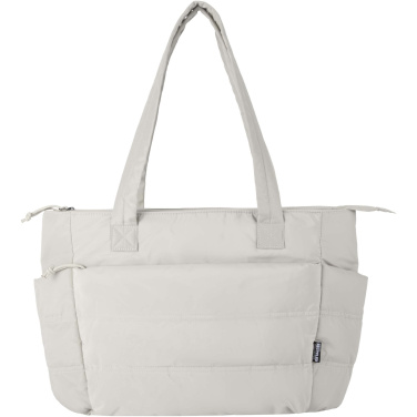 Logotrade Werbeartikel das Foto: Puffer 15,6" GRS recycelte Laptoptragetasche 18L