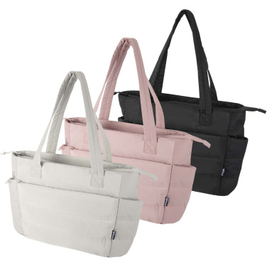 Logotrade Geschäftsgeschenke das Foto: Puffer 15,6" GRS recycelte Laptoptragetasche 18L