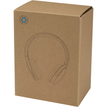 Logotrade Werbeartikel das Foto: Ancha Over-Ear Wireless Bluetooth® Headset aus recyceltem Kunststoff