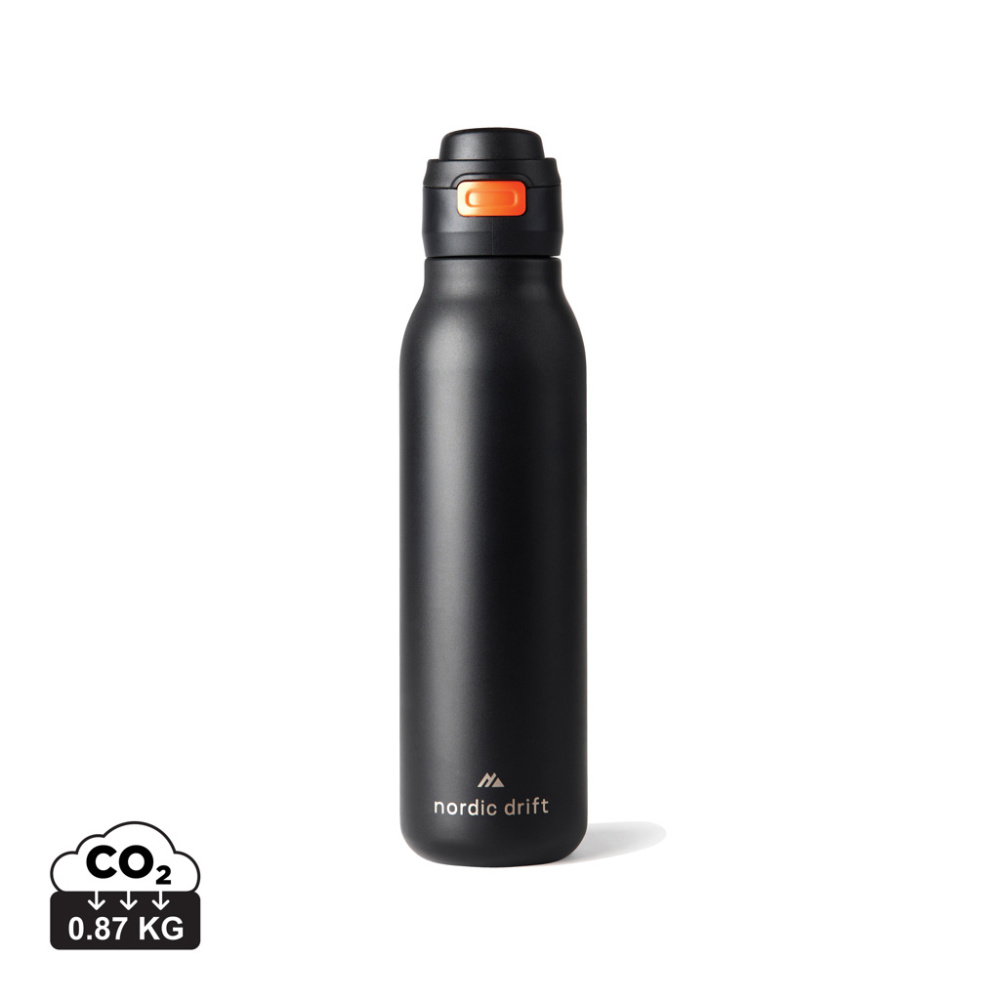 Logotrade werbemittel das Foto: Nordic Drift Trail einwandige RCS Wasserflasche 750ml