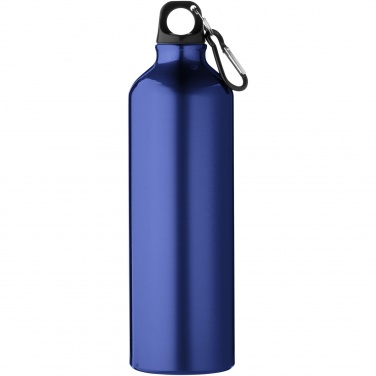 Logotrade promotional merchandise image of: Oregon 770 ml aluminium water bottle with carabiner
