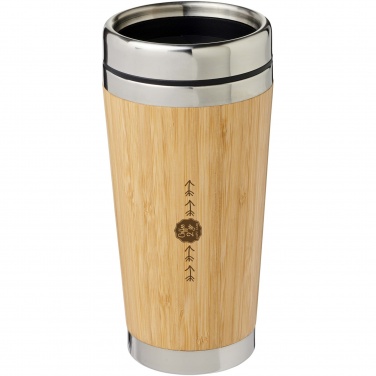 Logotrade promotional merchandise photo of: Bambus 450 ml tumbler with bamboo outer