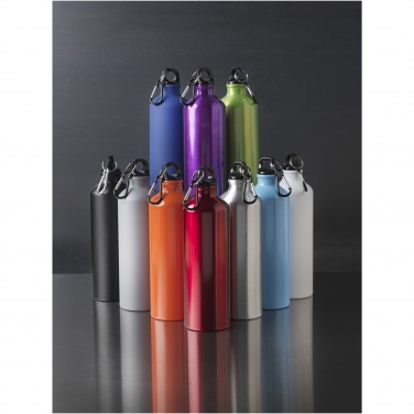 Logotrade advertising product picture of: Oregon 770 ml matte water bottle with carabiner