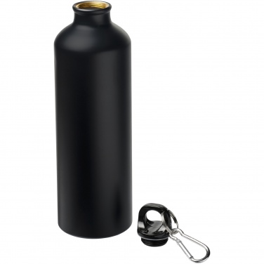 Logotrade corporate gift image of: Oregon 770 ml matte water bottle with carabiner
