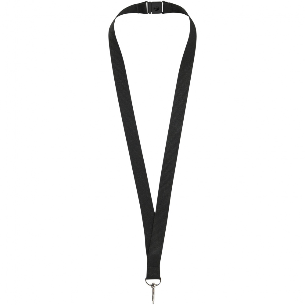 Logo trade corporate gifts image of: Lago lanyard with break-away closure