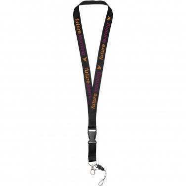 Logotrade promotional item image of: Sagan phone holder lanyard with detachable buckle