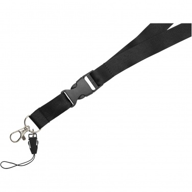 Logo trade promotional item photo of: Sagan phone holder lanyard with detachable buckle