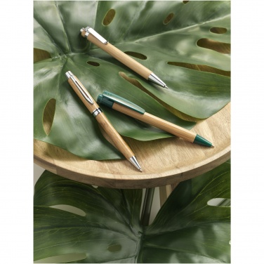 Logo trade promotional giveaway photo of: Celuk bamboo ballpoint pen