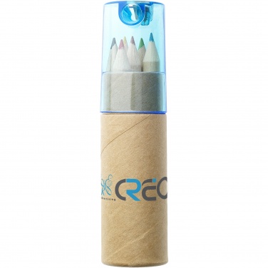 Logotrade promotional product picture of: Kram 6-piece coloured pencil set