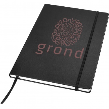 Logo trade business gifts image of: Executive A4 hard cover notebook