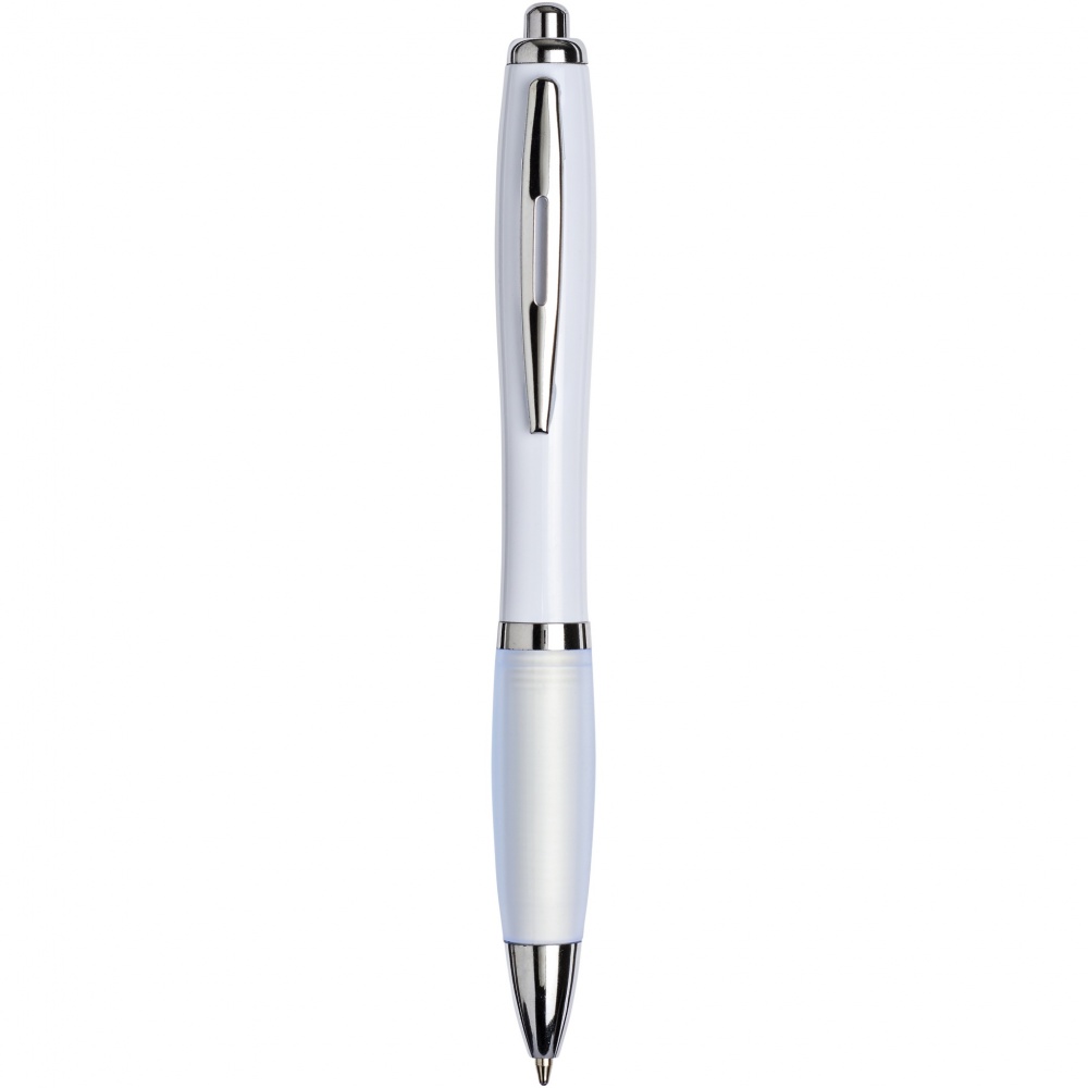 Logo trade advertising product photo of: Nash ballpoint pen with coloured barrel and grip
