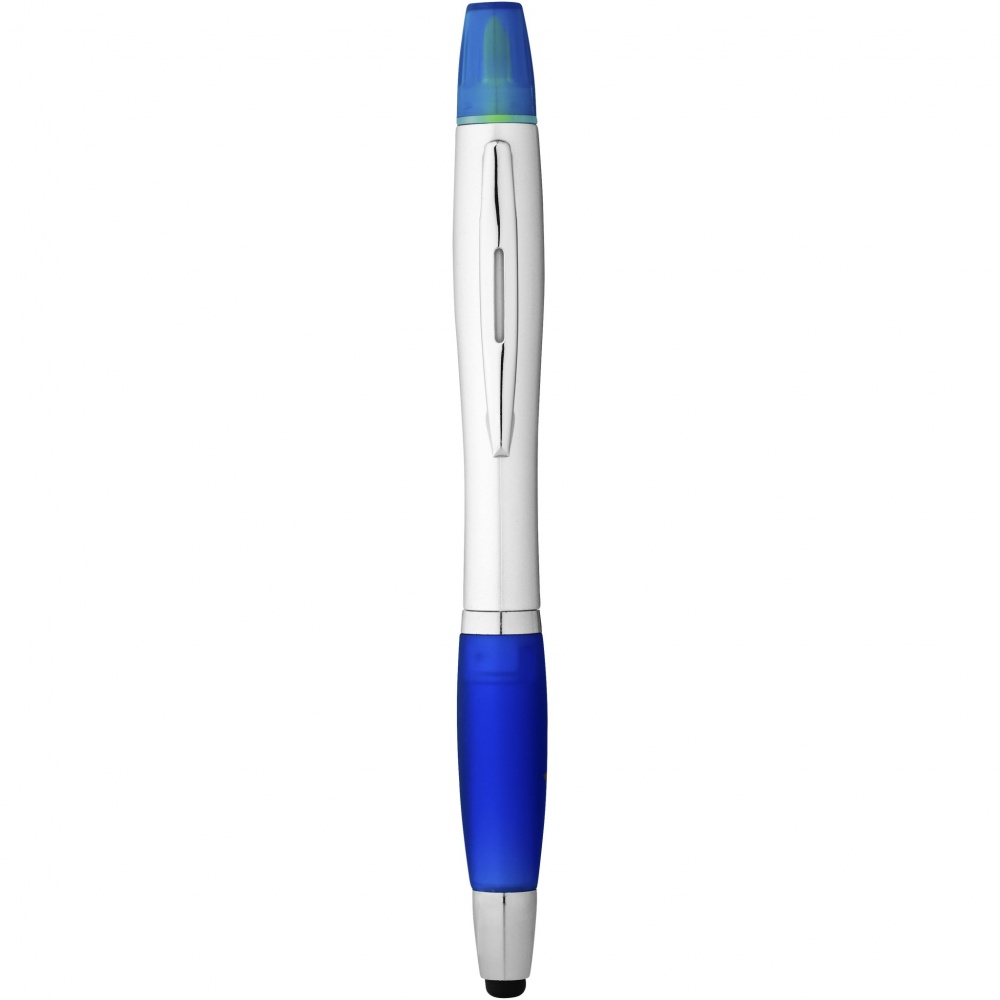 Logotrade promotional item image of: Nash stylus ballpoint pen and highlighter