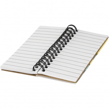 Logotrade promotional merchandise photo of: Spinner spiral notebook with coloured sticky notes
