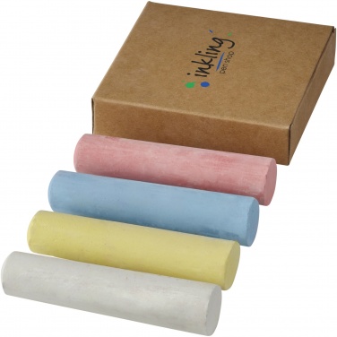 Logotrade promotional item picture of: Screech 4-piece chalk set