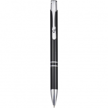 Logotrade promotional items photo of: Moneta aluminium click ballpoint pen (blue ink)