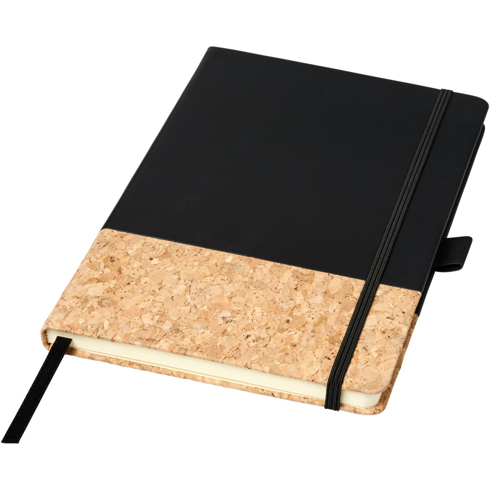 Logo trade promotional giveaway photo of: Evora A5 cork thermo PU notebook