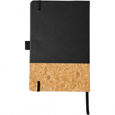 Logo trade promotional giveaways picture of: Evora A5 cork thermo PU notebook