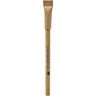 Logo trade promotional merchandise image of: Asilah recycled paper ballpoint pen
