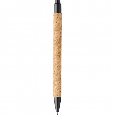 Logo trade corporate gifts picture of: Midar cork and wheat straw ballpoint pen