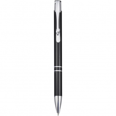 Logotrade promotional giveaways photo of: Moneta aluminium click ballpoint pen (black ink)