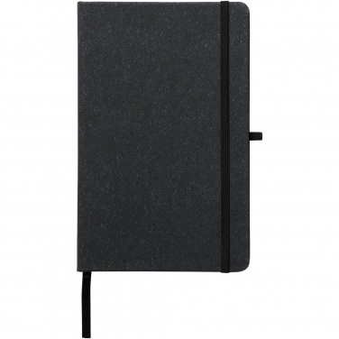 Logo trade promotional giveaways image of: Atlana leather pieces notebook