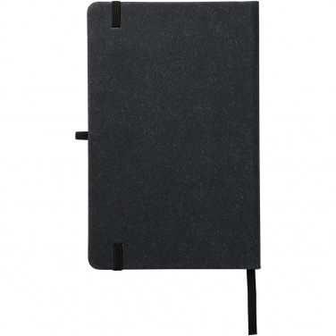 Logo trade corporate gifts image of: Atlana leather pieces notebook