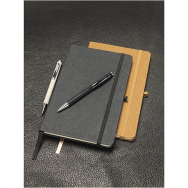 Logotrade promotional product picture of: Atlana leather pieces notebook