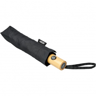 Logo trade promotional merchandise picture of: Bo 21" foldable auto open/close recycled PET umbrella