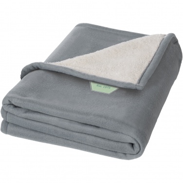 Logotrade advertising products photo of: Springwood soft fleece and sherpa plaid blanket