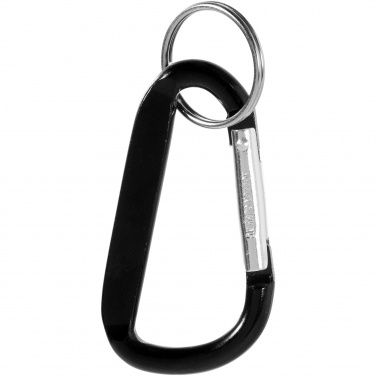 Logo trade promotional giveaway photo of: Timor carabiner keychain