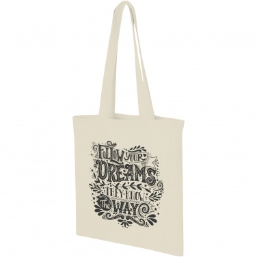 Logo trade corporate gifts picture of: Carolina 100 g/m² cotton tote bag 7L