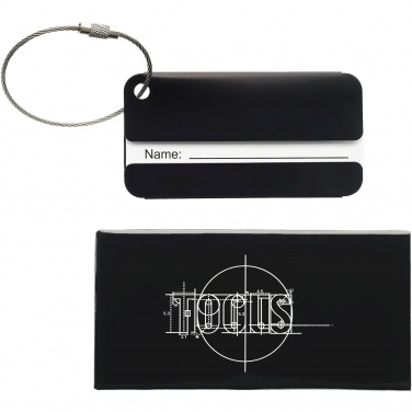Logo trade promotional items image of: Discovery luggage tag