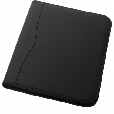 Logo trade business gift photo of: Ebony A4 zippered portfolio