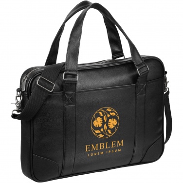 Logo trade promotional merchandise image of: Oxford 15.6" slim laptop briefcase 5L