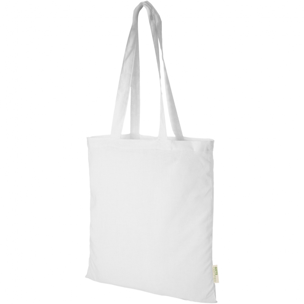 Logo trade corporate gifts picture of: Orissa 100 g/m² organic cotton tote bag 7L