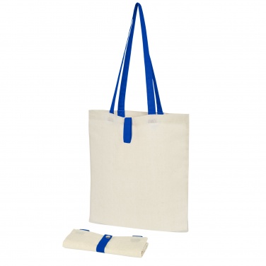 Logo trade corporate gifts picture of: Nevada 100 g/m² cotton foldable tote bag 7L