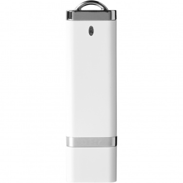Logo trade business gifts image of: Flat 4GB USB flash drive