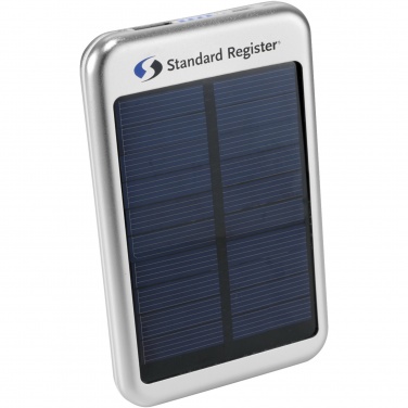 Logo trade promotional product photo of: Bask 4000 mAh solar power bank